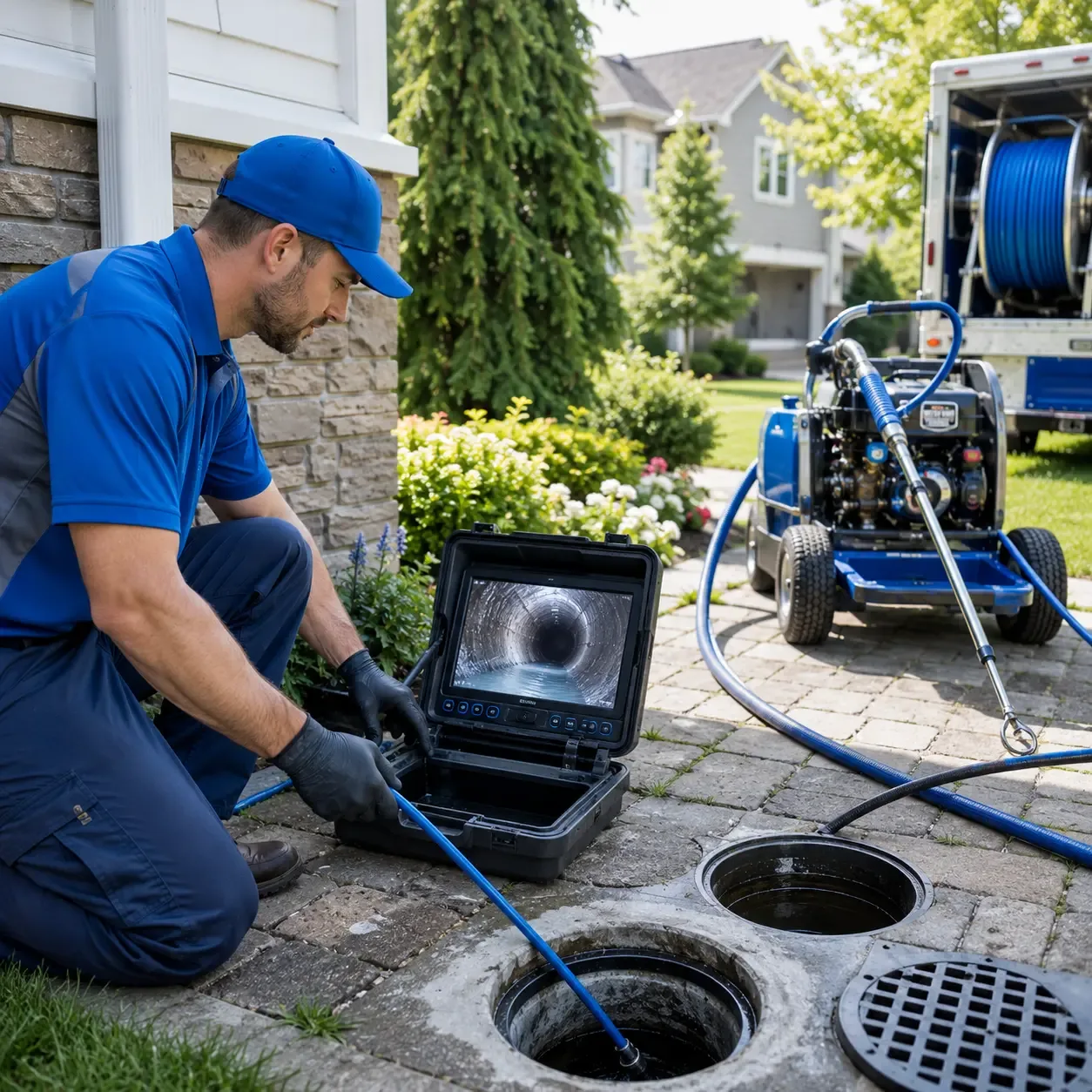 Outdoor drain cleaning professionals serving Cruger, MS